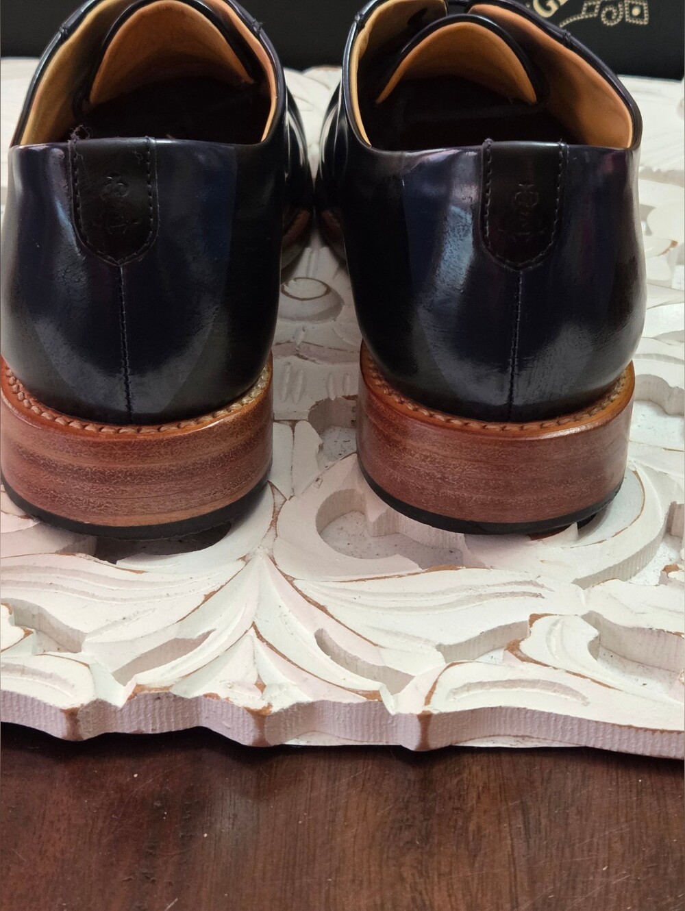The Office Of Angela Scott Mr Smith Oxford In Ocean Size 38.5 - Picture 8 of 12